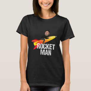 トランプ ロケットマン 金正恩 北朝鮮 おもしろい Tシャツ