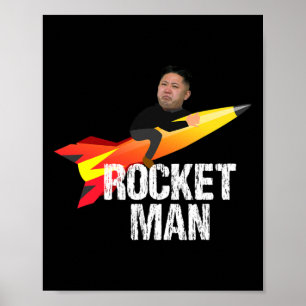 トランプ ロケットマン 金正恩 北朝鮮 おもしろ ポスター