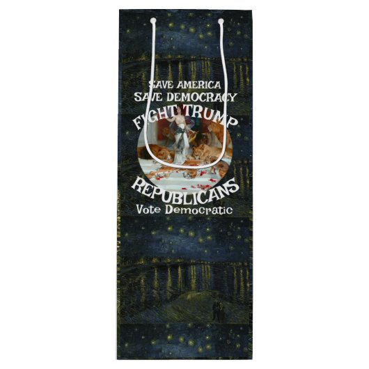 トランプ ワインギフトバッグ (正面)