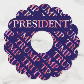 トランプ ワイングラスタグ (裏面)