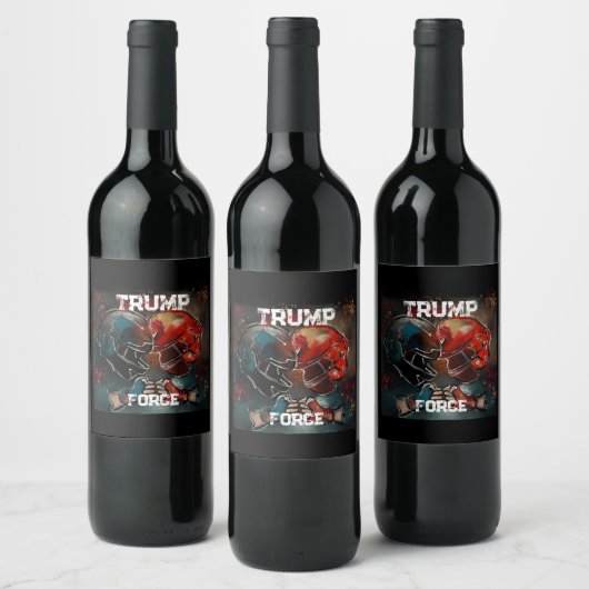 トランプ ワインラベル (ボトル)