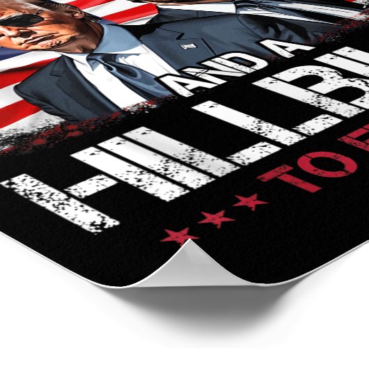 トランプ・ヴァンスはフェロンと丘の上に行く ポスター (角)