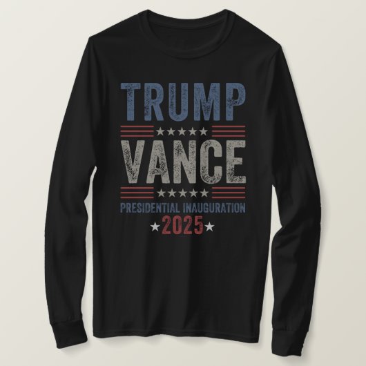 トランプ・ヴァンス大統領就任式の日2025 USA Tシャツ (デザイン正面)