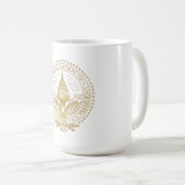 トランプ・ヴァンス大統領就任式ロゴ コーヒーマグカップ (正面右)