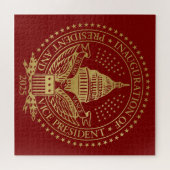 トランプ・ヴァンス大統領就任式ロゴ ジグソーパズル (横)