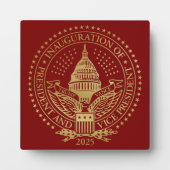 トランプ・ヴァンス大統領就任式ロゴ フォトプラーク (正面)