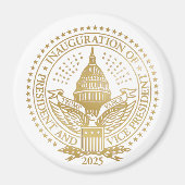 トランプ・ヴァンス大統領就任式ロゴ マグネット (正面)