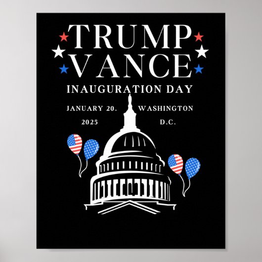 トランプ・ヴァンス就任式の日 ポスター (正面)
