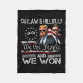 トランプ・ヴァンス我々は就任式の日2025で勝利47th フリースブランケット (正面)