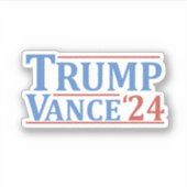 トランプ・ヴァンス米国大統領選副大統領 シール (正面)