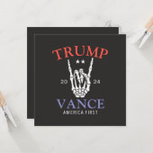 トランプ・ヴァンス2024アメリカ初 カード (正面/裏面インサイチュ)