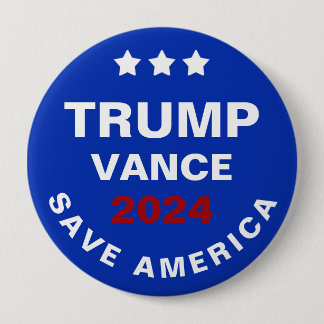 トランプ・ヴァンス2024ア救メリカ 缶バッジ