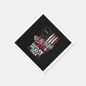 トランプ・ヴァンス2024ドナルド・トランプのアウトロー・ヒルビリー スタンダードカクテルナプキン (角)