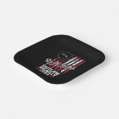 トランプ・ヴァンス2024ドナルド・トランプのアウトロー・ヒルビリー ペーパープレート (傾斜あり)