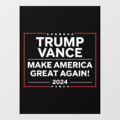 トランプ・ヴァンス2024大統領JD Vance Vice MAGA ウィンドウサイン (シート)