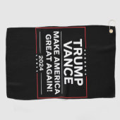 トランプ・ヴァンス2024大統領JD Vance Vice MAGA ゴルフタオル (横)