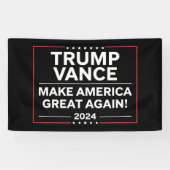 トランプ・ヴァンス2024大統領JD Vance Vice MAGA 横断幕 (横)