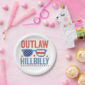 トランプ・ヴァンス2024機外ヒルビリー選挙 ペーパープレート (パーティー)