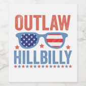 トランプ・ヴァンス2024機外ヒルビリー選挙 ワインラベル (シングルラベル)