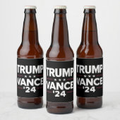 トランプ・ヴァンス2024米大統領選向け ビールラベル (ボトル)