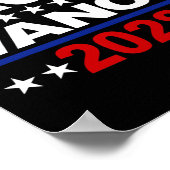 トランプ・ヴァンス2028共和党第3期大統領 ポスター (角)