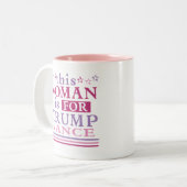 トランプ・ヴァンス – この女性は ツートーンマグカップ (正面左)