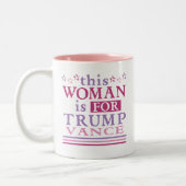 トランプ・ヴァンス – この女性は ツートーンマグカップ (左)