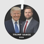 トランプ ヴァンス オーナメント (裏面)
