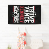 トランプ・ヴァンス・ケネディがアメリカを再び連れ戻す 横断幕 (インサイチュ)