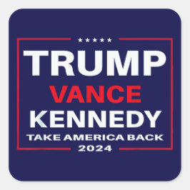 トランプ・ヴァンス・ケネディがアメリカを再び青に戻す スクエアシール