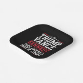 トランプ ヴァンス ケネディがアメリカを取り戻せ ペーパープレート (傾斜あり)