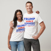トランプ・ヴァンス・ケネディが我が国の共和党員を団結させる Tシャツ (ユニセックス)