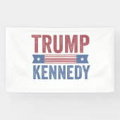 トランプ・ヴァンス・ケネディはアメリカを再び連れ戻す 横断幕 (横)