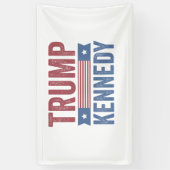 トランプ・ヴァンス・ケネディはアメリカを再び連れ戻す 横断幕 (縦)