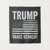 トランプ・ヴァンス・ケネディ選挙2024米国国旗 タペストリー (正面)