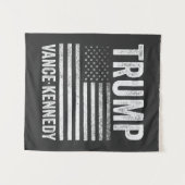 トランプ・ヴァンス・ケネディ選挙2024米国国旗 タペストリー (正面(横))