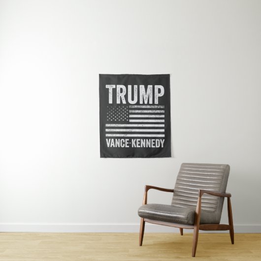 トランプ・ヴァンス・ケネディ選挙2024米国国旗 タペストリー (インサイチュ)