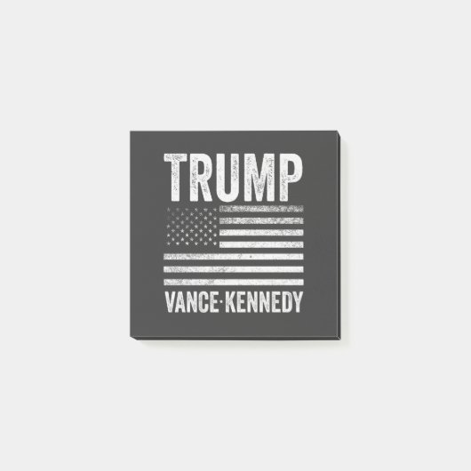 トランプ・ヴァンス・ケネディ選挙2024米国国旗 ポストイット (正面)