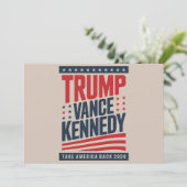 トランプ・ヴァンス・ケネディ2024年アメリカを連れ戻す 招待状 (スタンド正面)