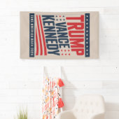 トランプ・ヴァンス・ケネディ2024年アメリカを連れ戻す 横断幕 (インサイチュ)