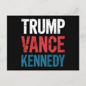 トランプ・ヴァンス・ケネディ2024年選挙 ポストカード (正面)