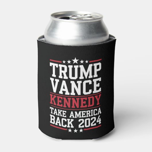 トランプ ヴァンス ケネディ アメリカを再び取り戻せ 缶クーラー (缶正面)