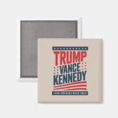 トランプ ヴァンス ケネディ アメリカを取り戻せ 2024 マグネット (正面/裏面)