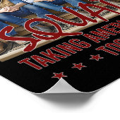 トランプ・ヴァンス・ケネディ・エロン分隊がアメリカを連れ戻す ポスター (角)