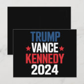 トランプ ヴァンス ケネディ 大統領 2024年 選挙 ポストカード (正面/裏面)