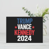 トランプ ヴァンス ケネディ 大統領 2024年 選挙 招待状 (スタンド正面)