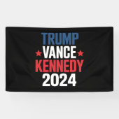 トランプ ヴァンス ケネディ 大統領 2024年 選挙 横断幕 (横)