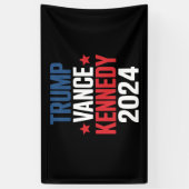 トランプ ヴァンス ケネディ 大統領 2024年 選挙 横断幕 (縦)