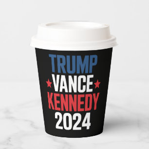 トランプ ヴァンス ケネディ 大統領 2024年 選挙 紙コップ