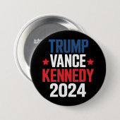 トランプ ヴァンス ケネディ 大統領 2024年 選挙 缶バッジ (正面&裏面)
